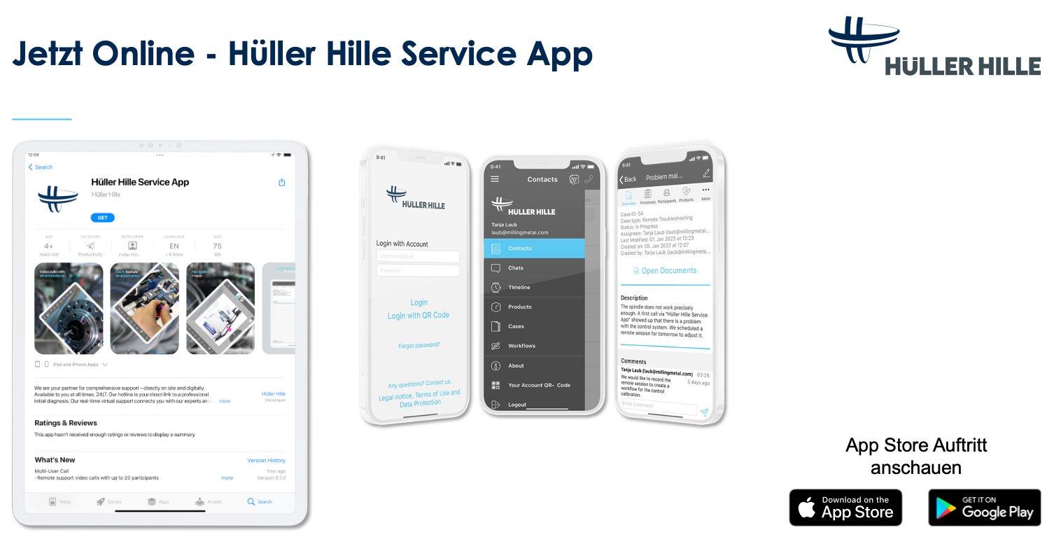 Hüller Hille Service App